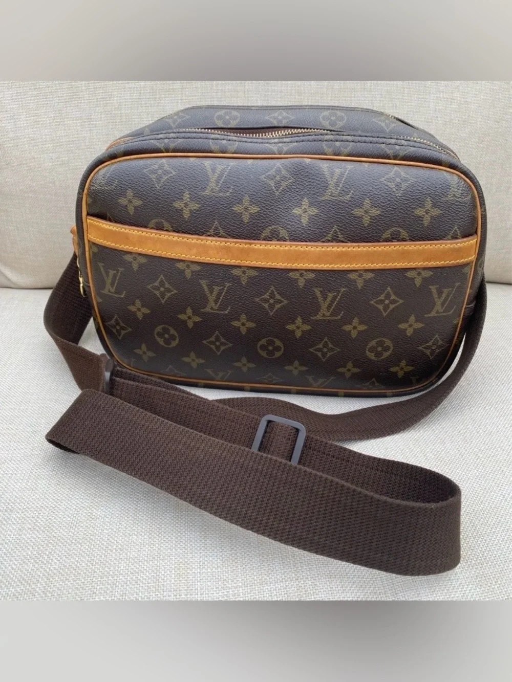 Louis Vuitton Brown Monogram Crossbody Bag